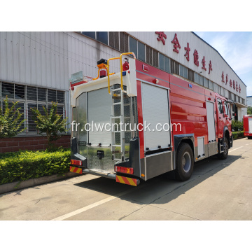 Nouveau camion de pompiers à eau en mousse HOWO SINOTRUCK 340HP